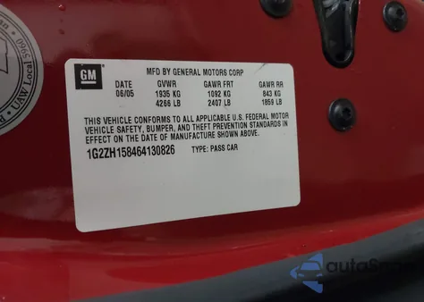 2006 Pontiac G6 Gt from USA, damaged, VIN 1G2ZH158464130826